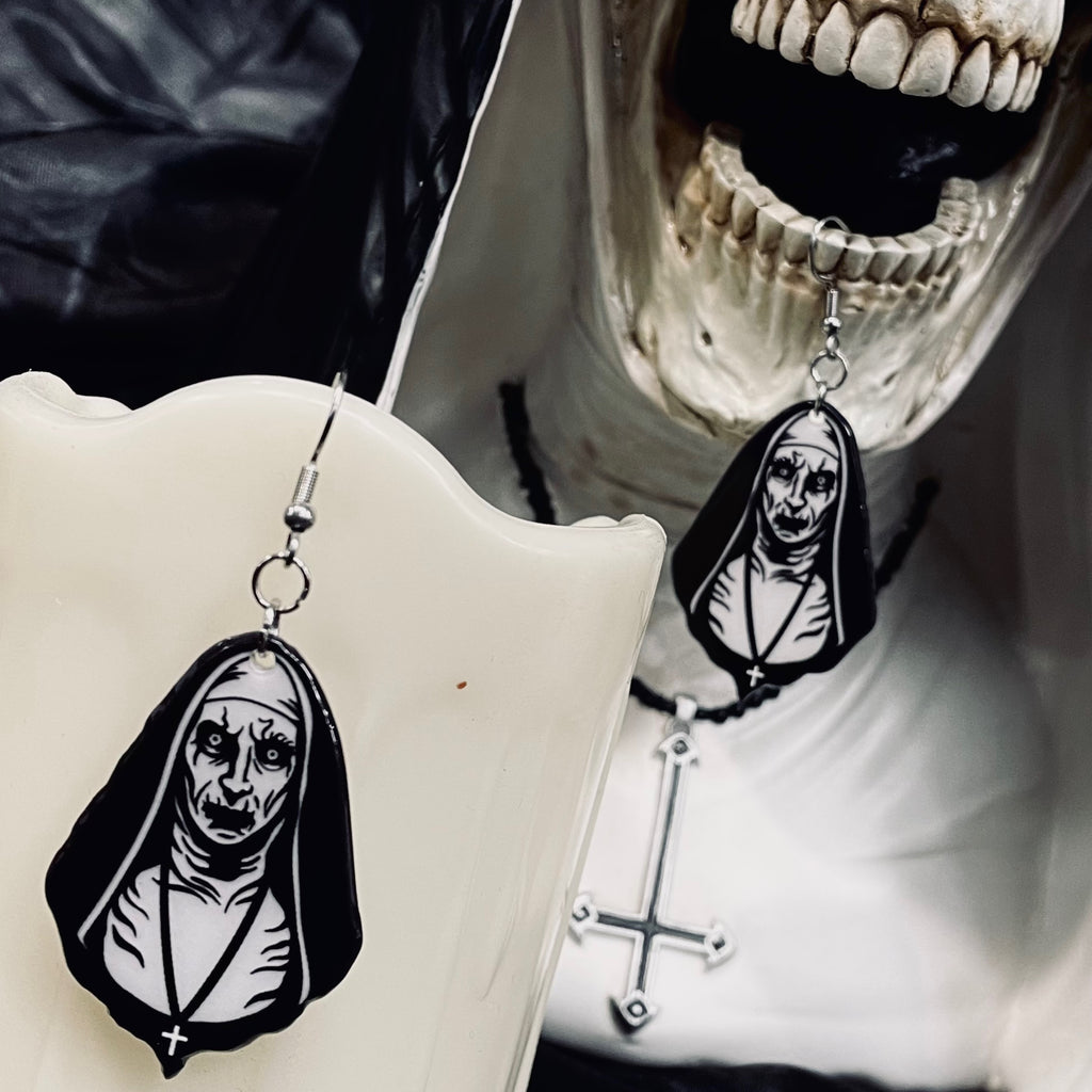 Valak Nun Guise Earrings