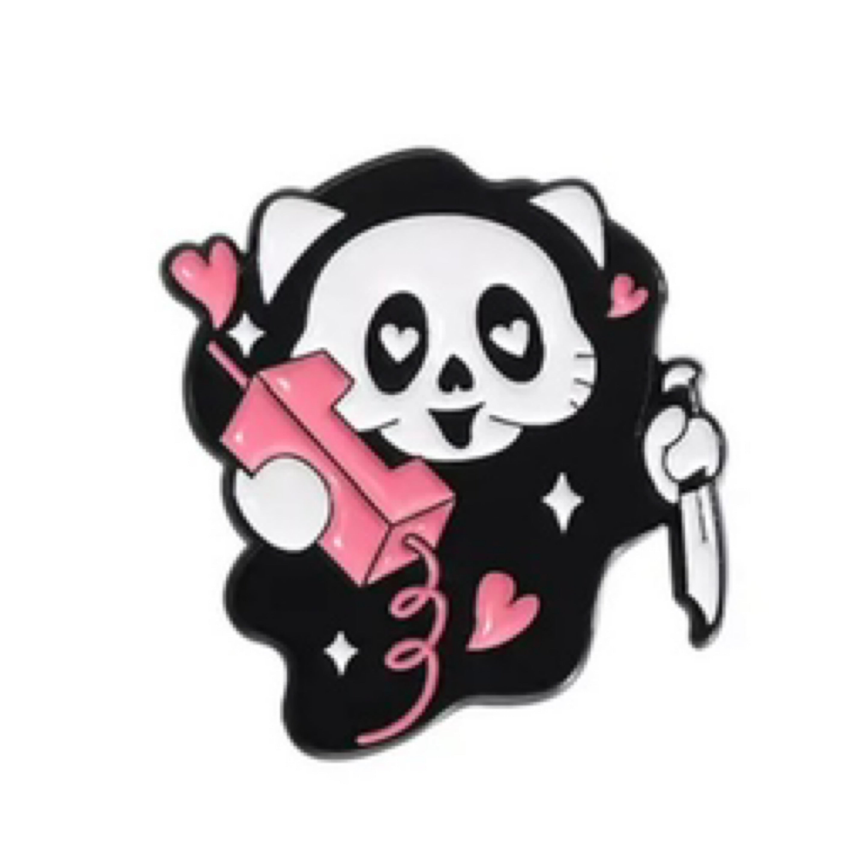 Scream-Purr Enamel Pin