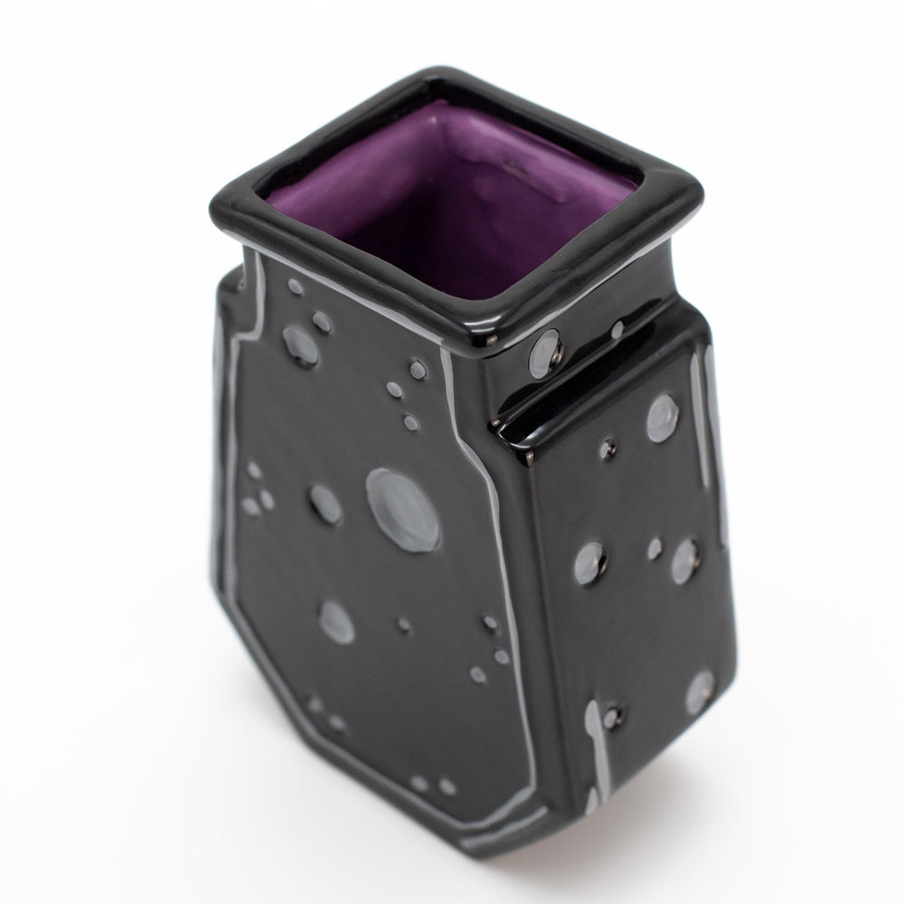 Poison Black Ceramic Vase