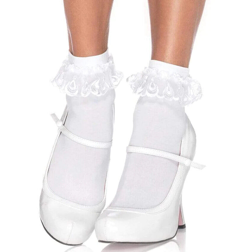 Thrilled Ruffle Anklet
