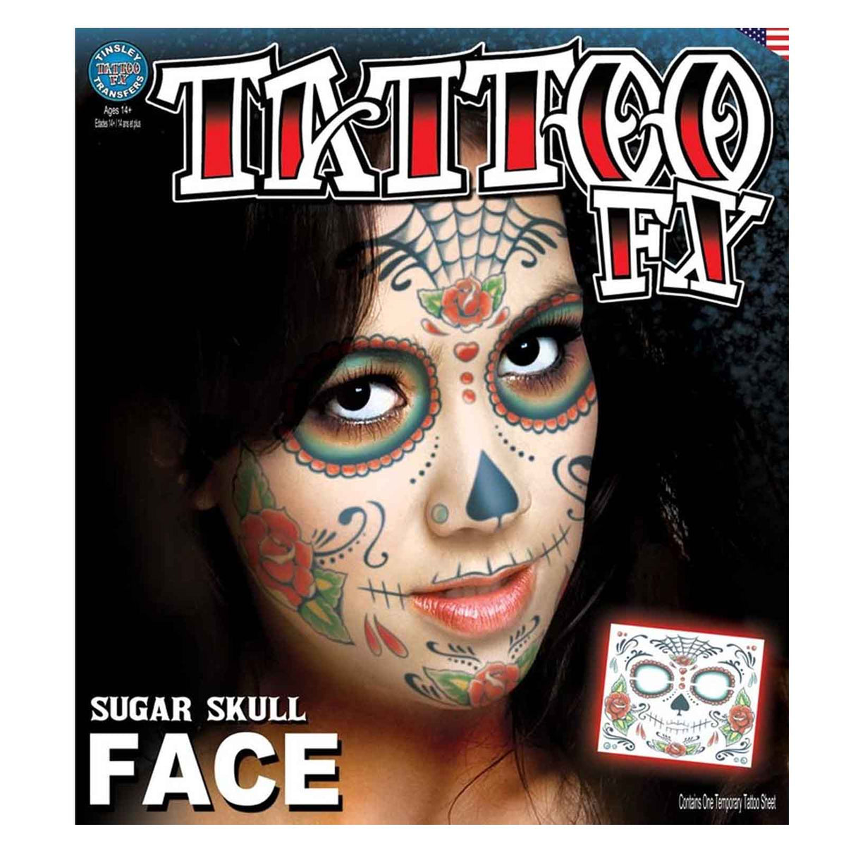 Make-up Tattoo Sugar Skull