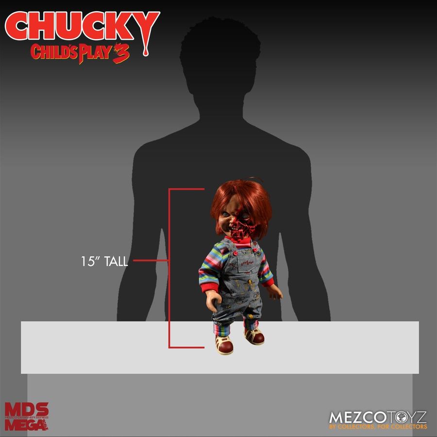 Child's Play 3 - Chucky 15" Talking Action Figure - Pizza Face