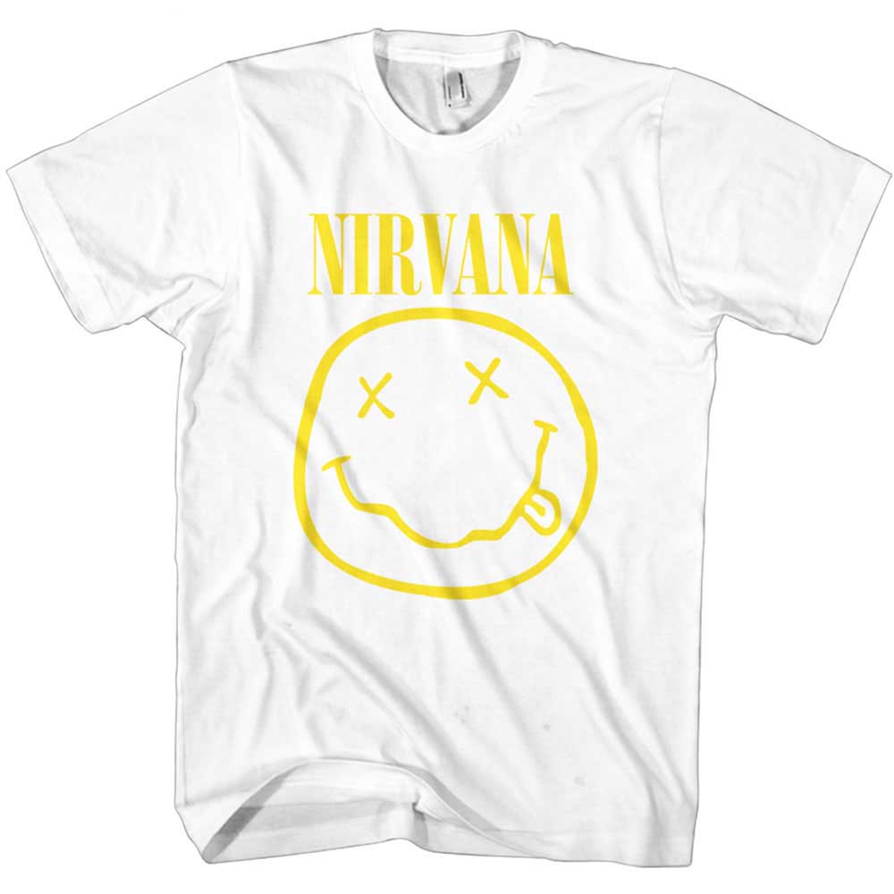 NIRVANA White Classic Face Tee