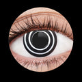 Black Spiral Contact Lenses