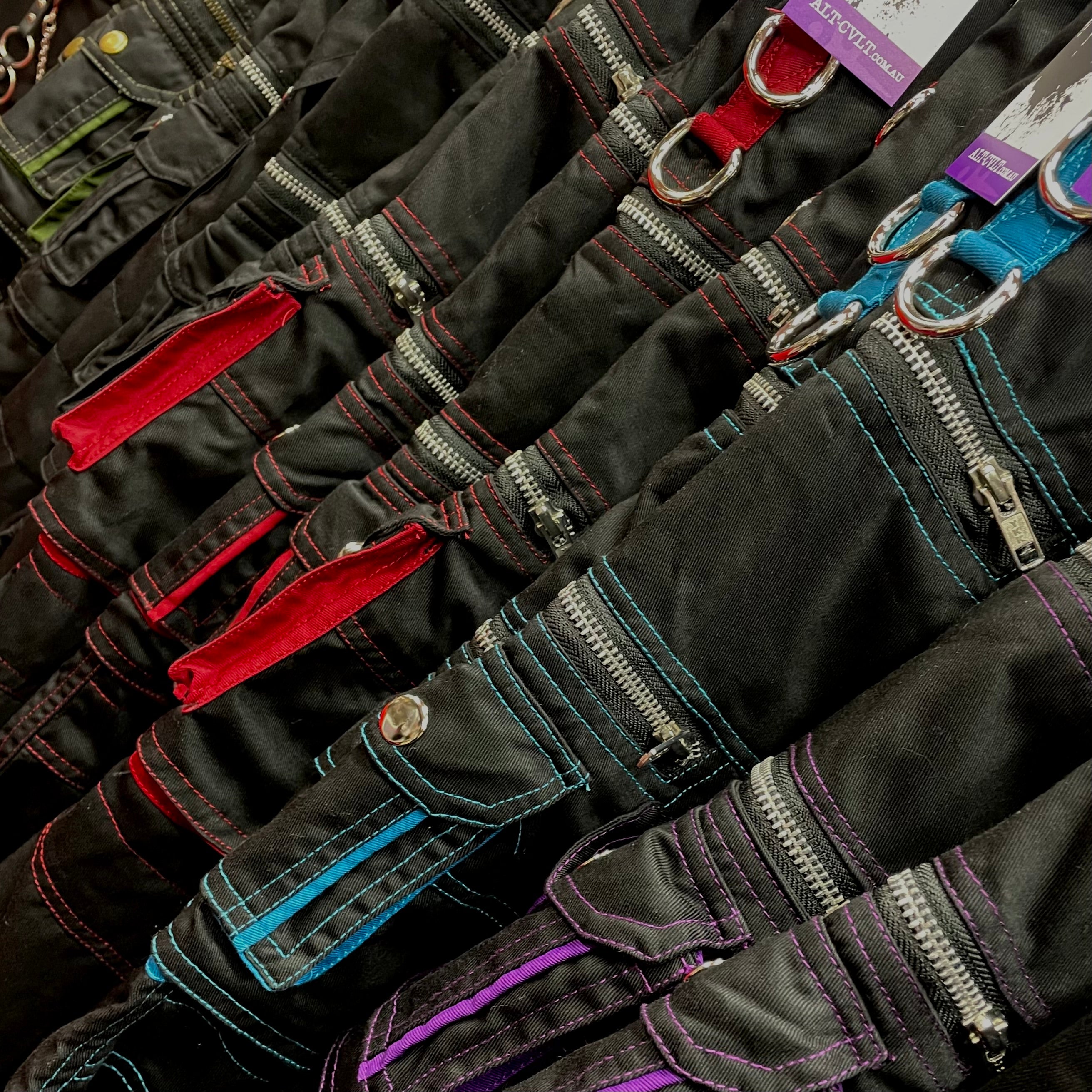 Holster Pants - Tron Blue