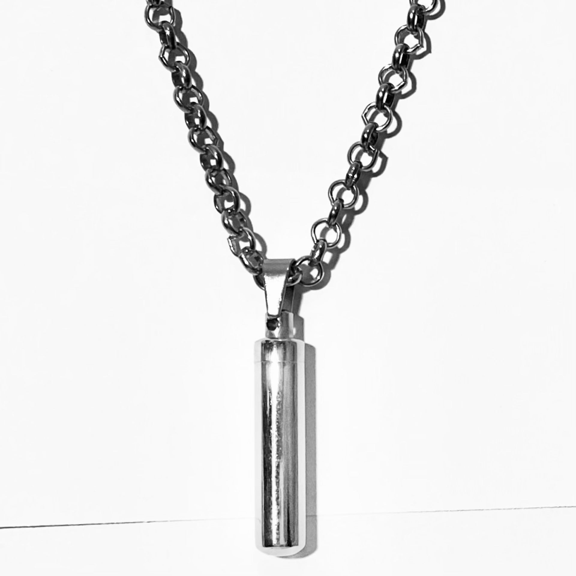 Repose Cremation Vial Necklace