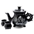 Witches Brew Teapot Cauldron and Mini Tea Set