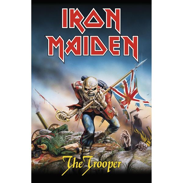 IRON MAIDEN The Trooper Wall Flag