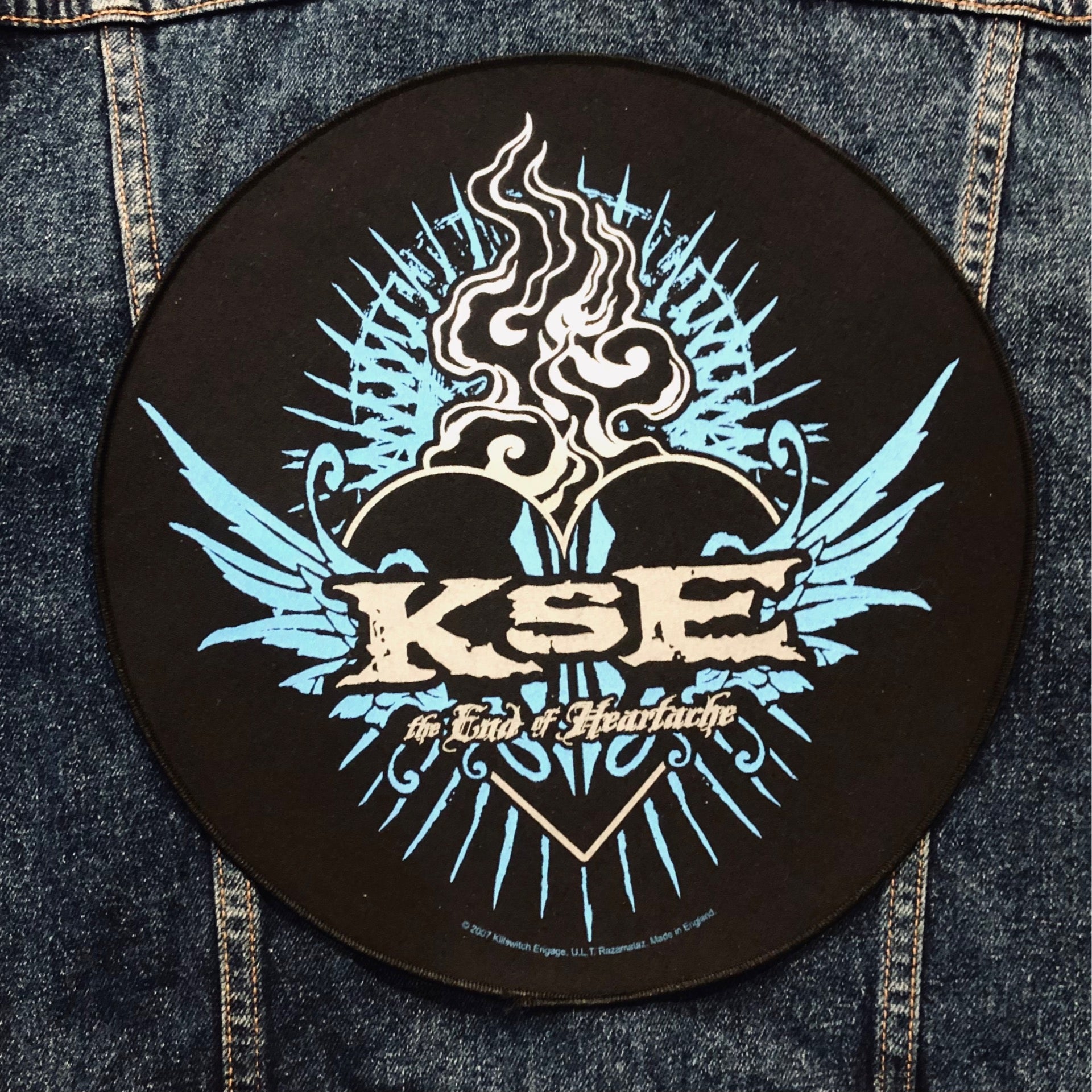 KILLSWITCH ENGAGE (KSE) The End Is Heartache Back Patch