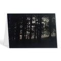 Black Metal Forest Blank Card