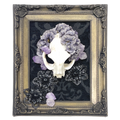 Conducive Realms Cat Skull Faux Curiosity Frame