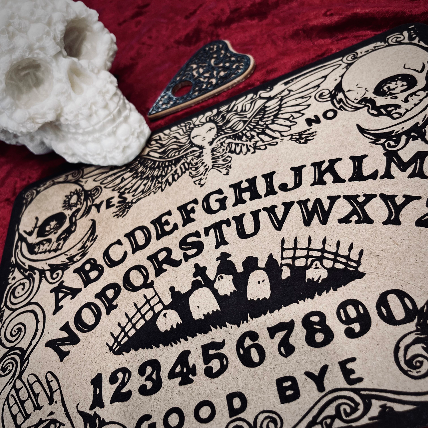 Spirit Board Crypt Keeper Mini With Planchette