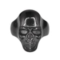 Black Death Stainless Steel Ring