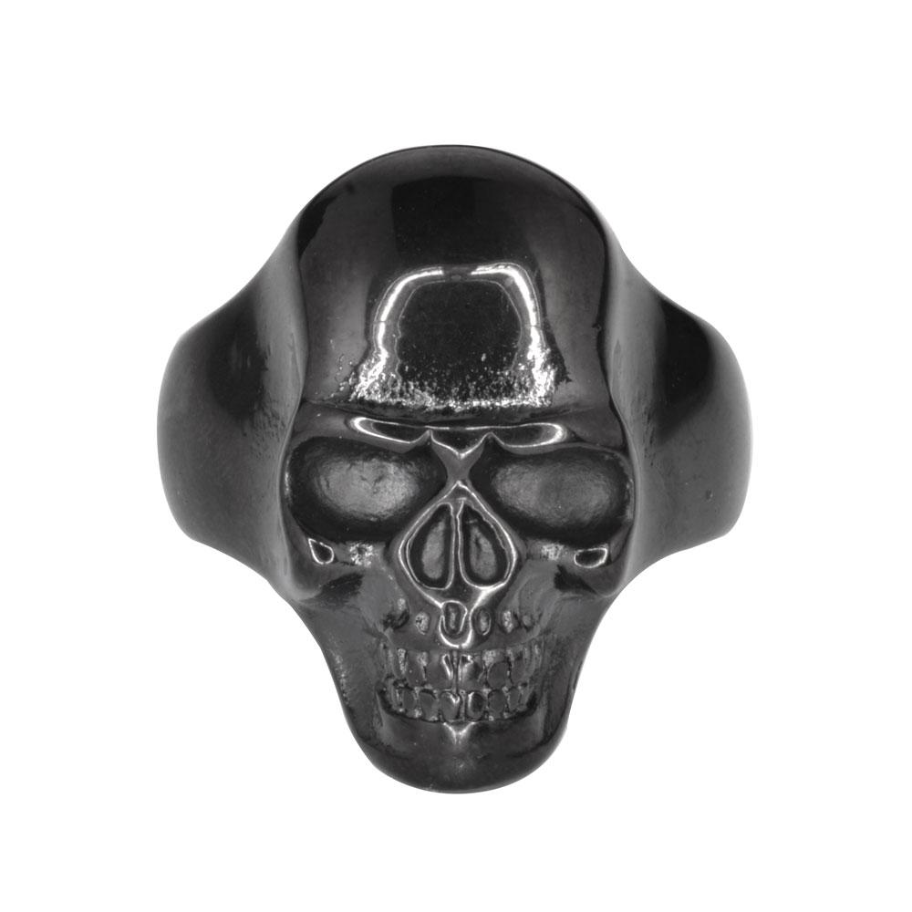 Black Death Stainless Steel Ring