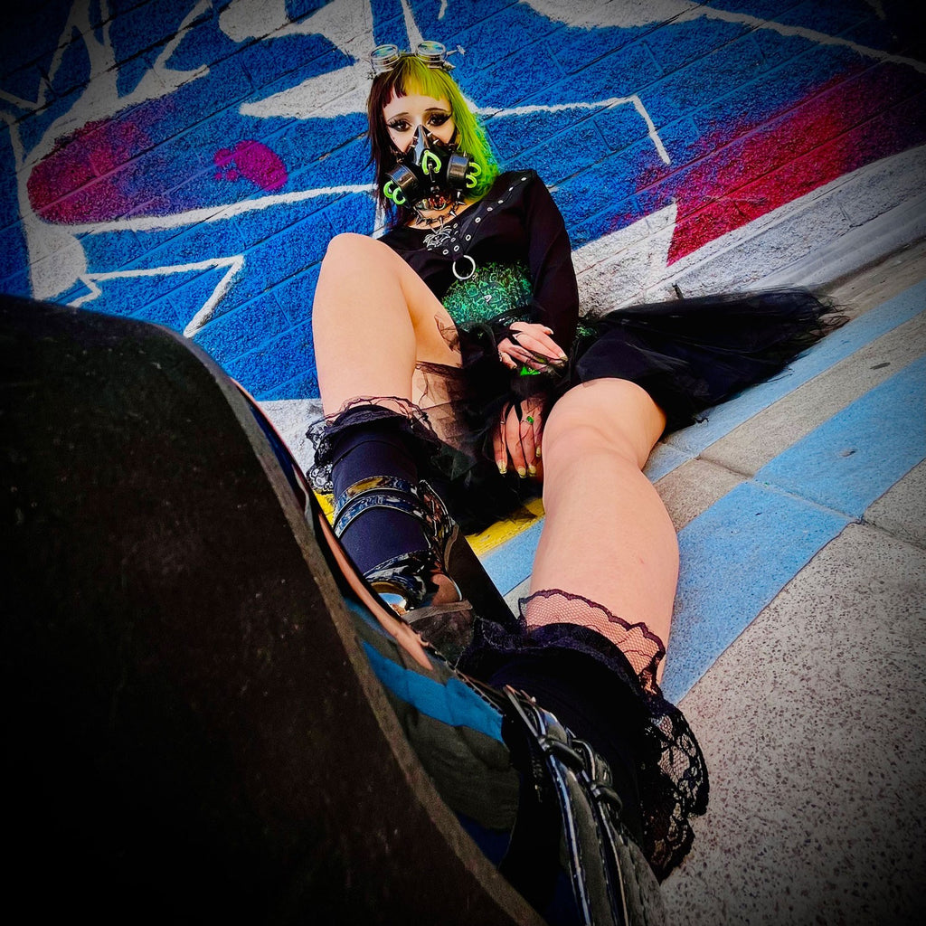 Toxic Zone Cybergoth Gas Mask