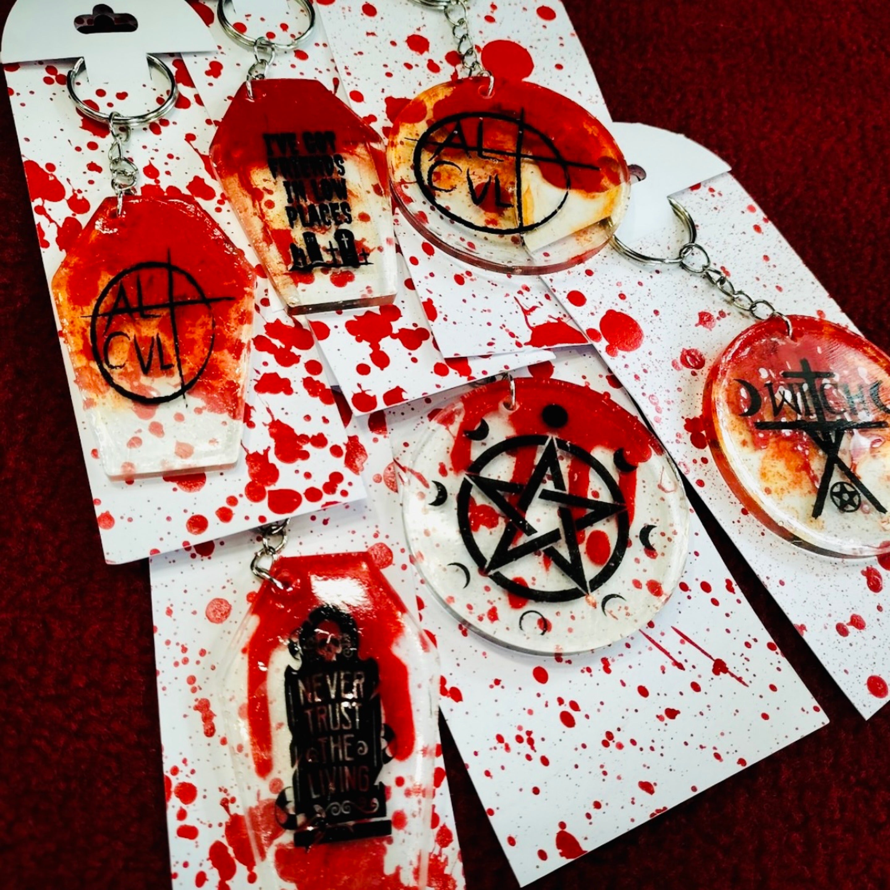Bloody Sentiments Keychains