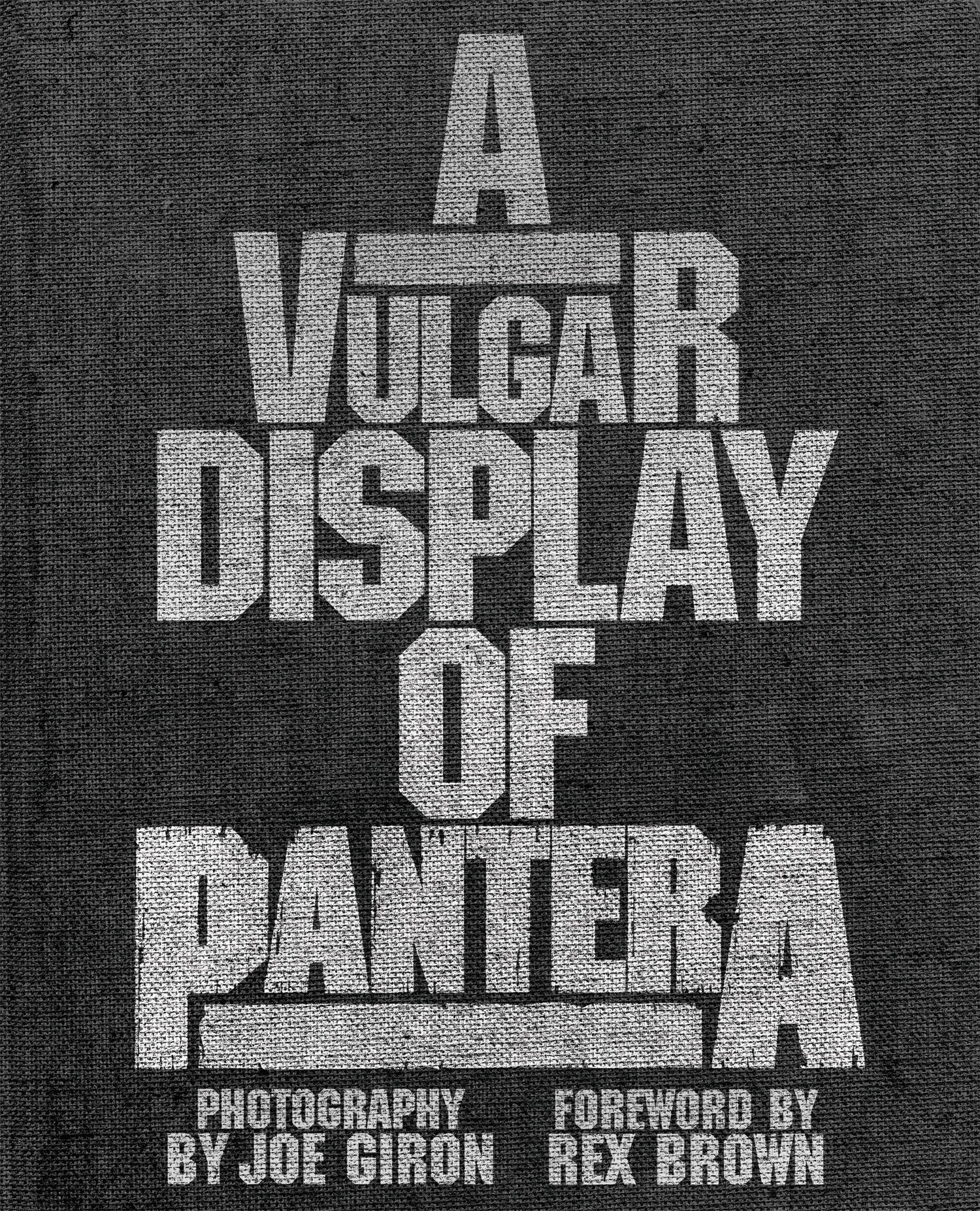PANTERA - Vulgar Display Of Power BOOK