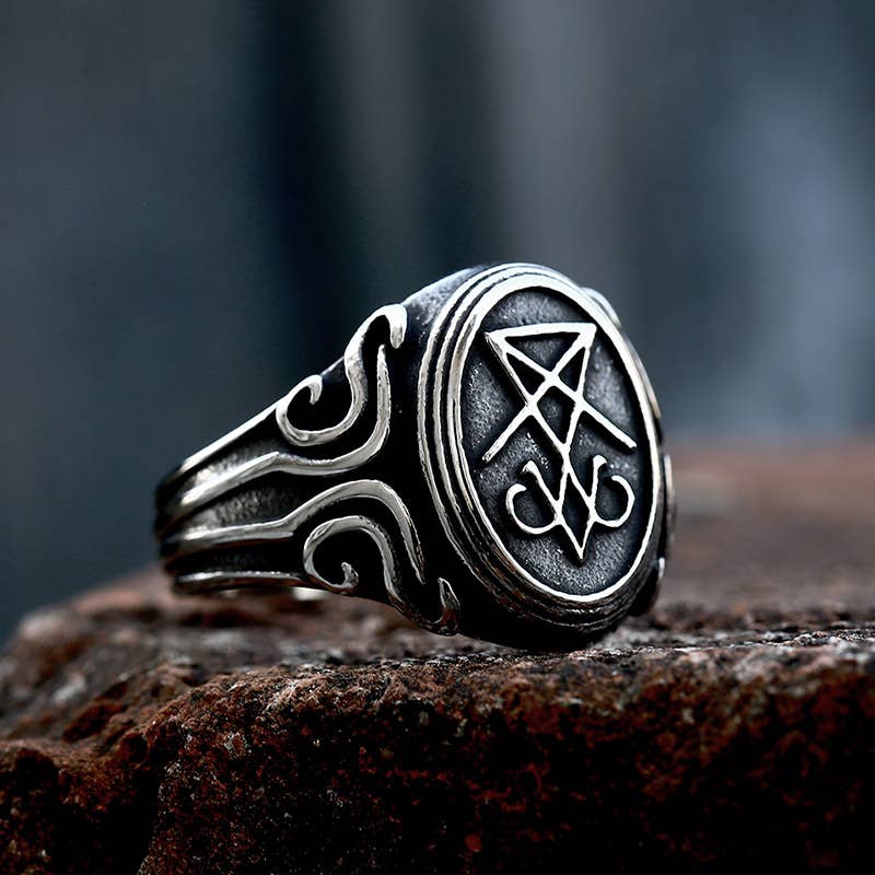 Sigil of Lucifer Signet Ring