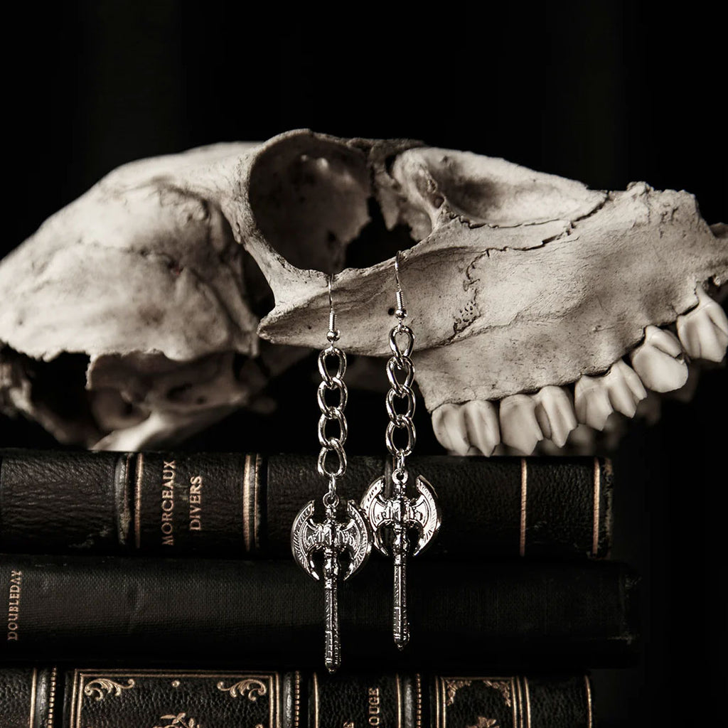 Beserker Warrior Axe Earrings