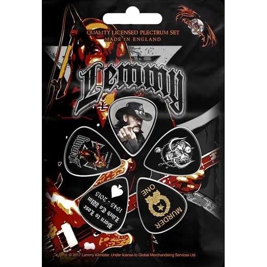 MOTORHEAD Lemmy Guitar Plectrum Pack