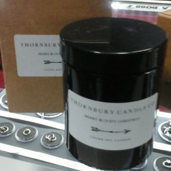 Merry Bloody Christmas Candle