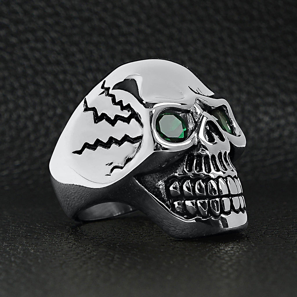 Odious Cracked Skull Ring