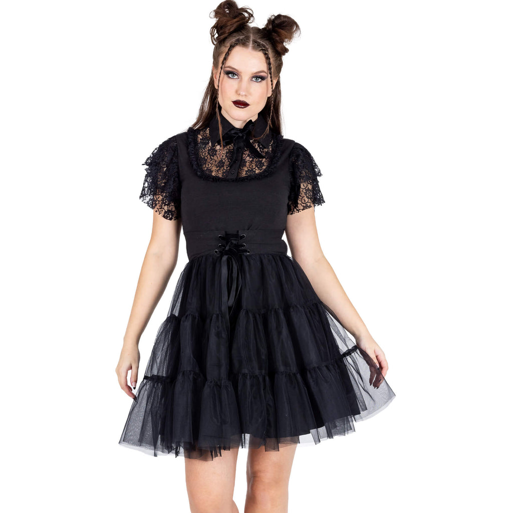 Nevermore Layered Gothic Dress