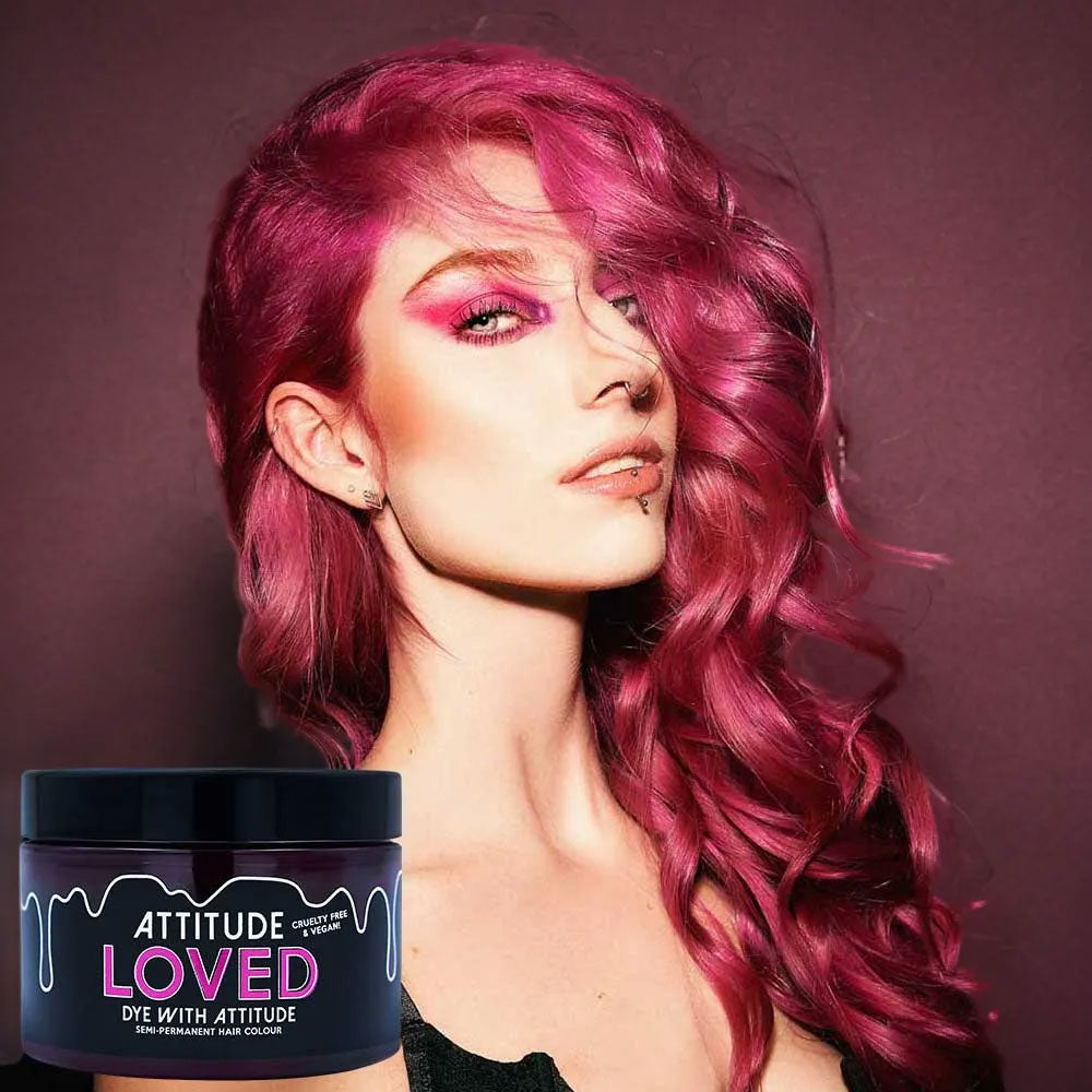 Loved Pink Attitude Hair Dye
