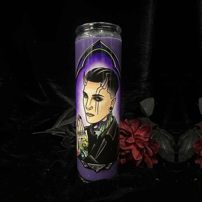 Ode to Chris MOTIONLESS IN WHITE (MIW) Cathedral Candle