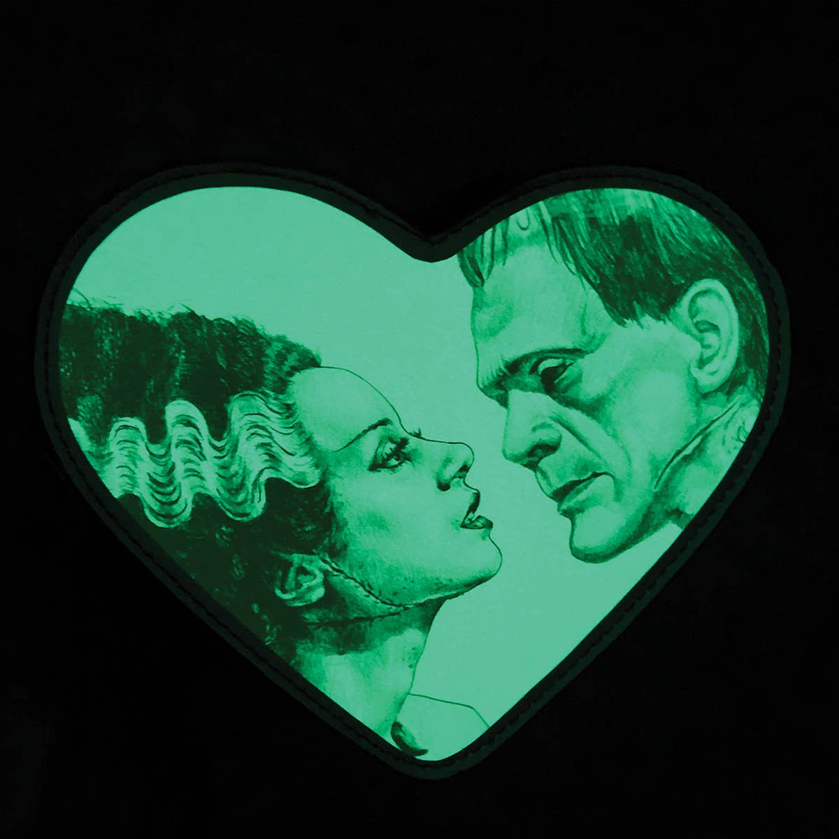 Forbidden Hearts Glow in the Dark Frank with Bride Wristlet