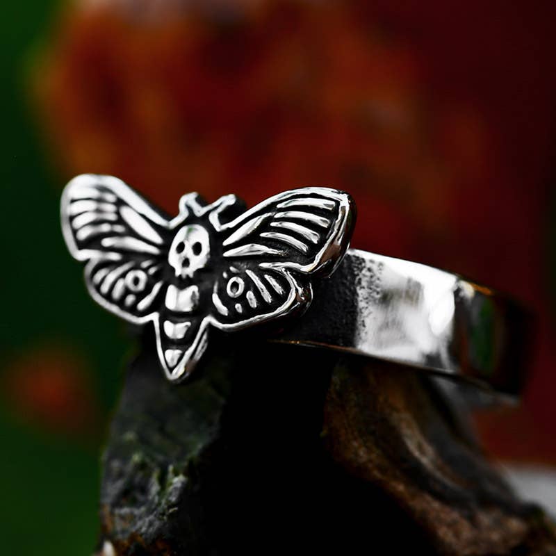 Death Head Moth Ring