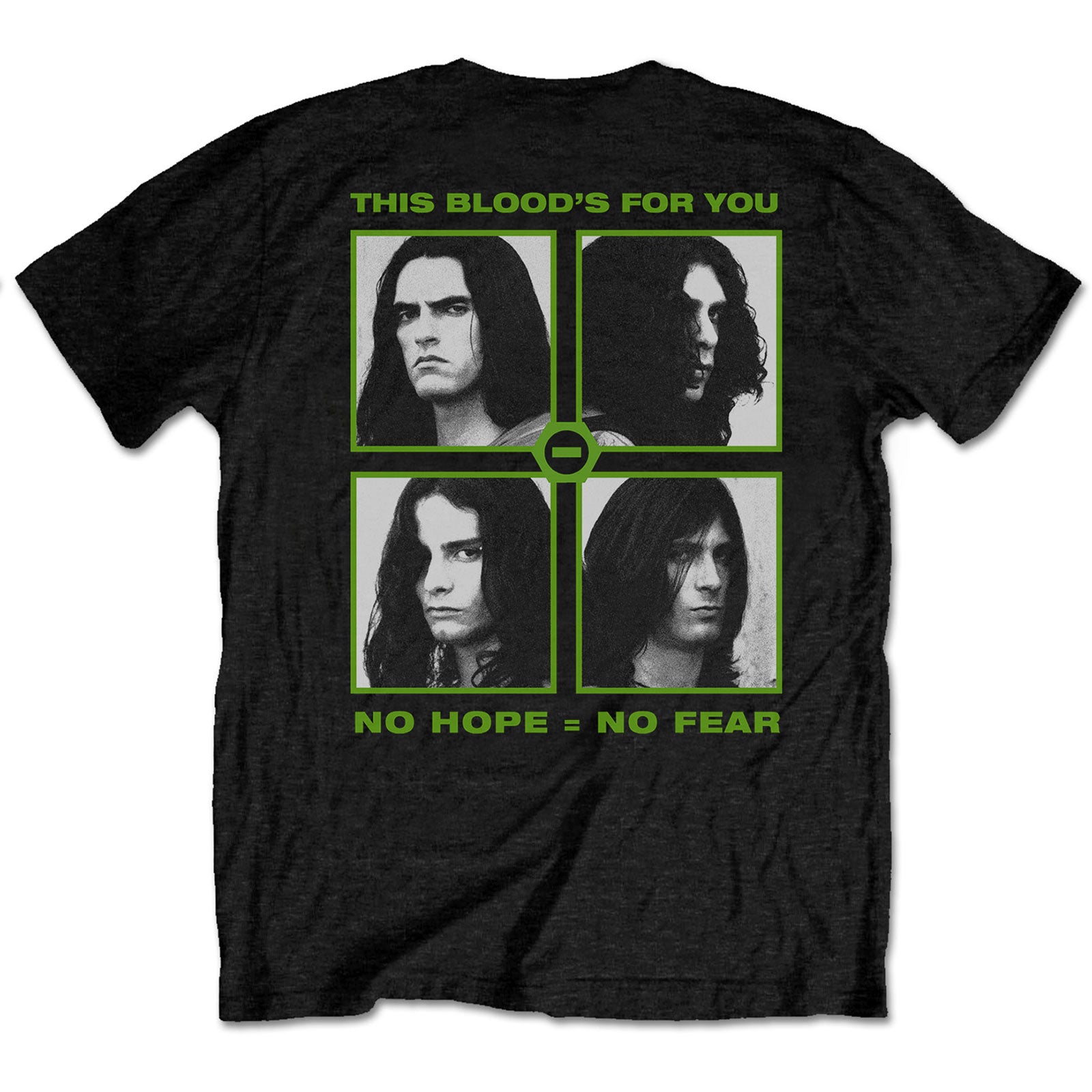 TYPE O NEGATIVE Green Men Tee (Backprint)