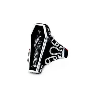Vampire’s Slumber Coffin Ring