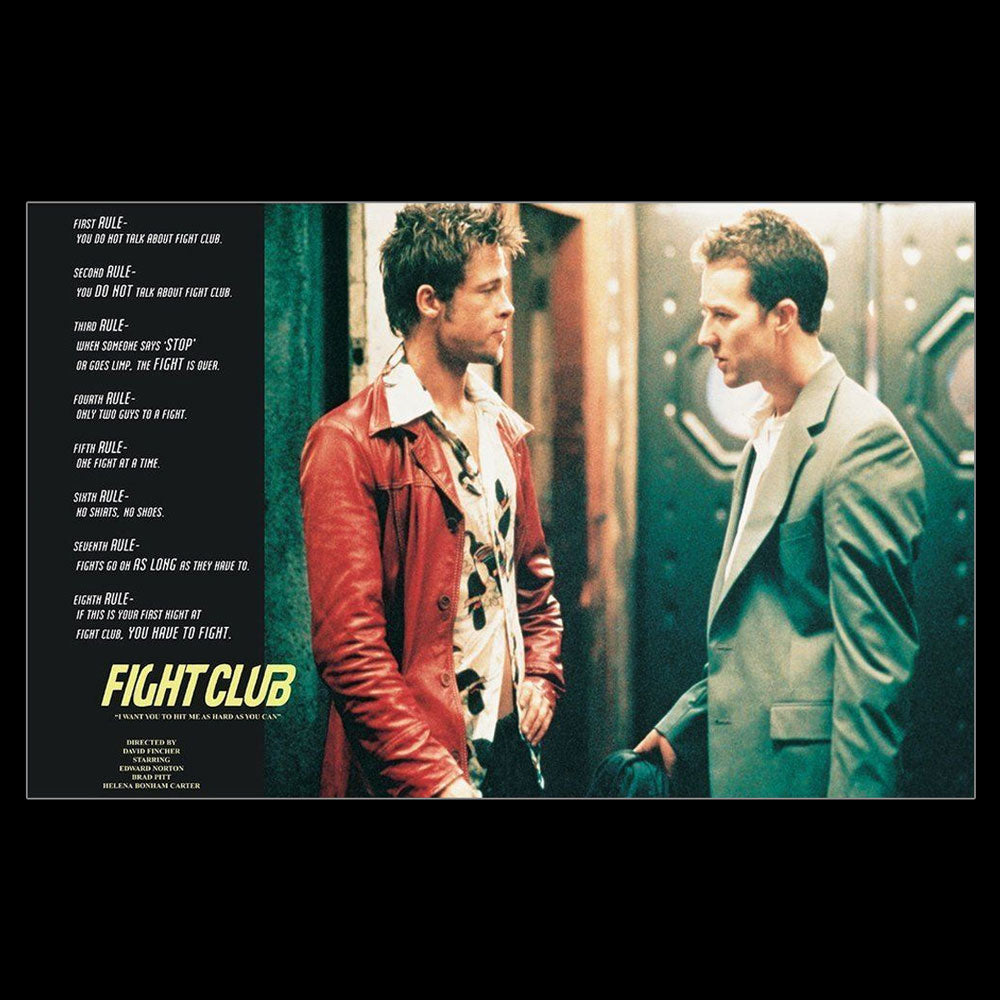 Fight Club Rules Poster 188