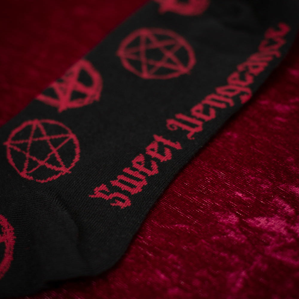 Pentagram Necromancy Socks