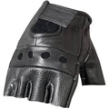 Leather Raider Fingerless Gloves
