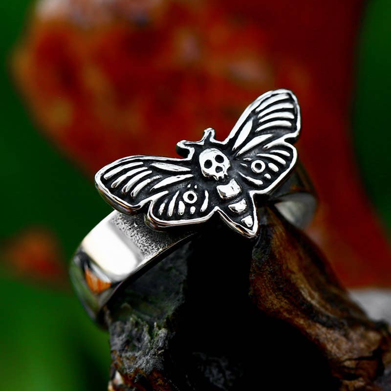 Death Head Moth Ring
