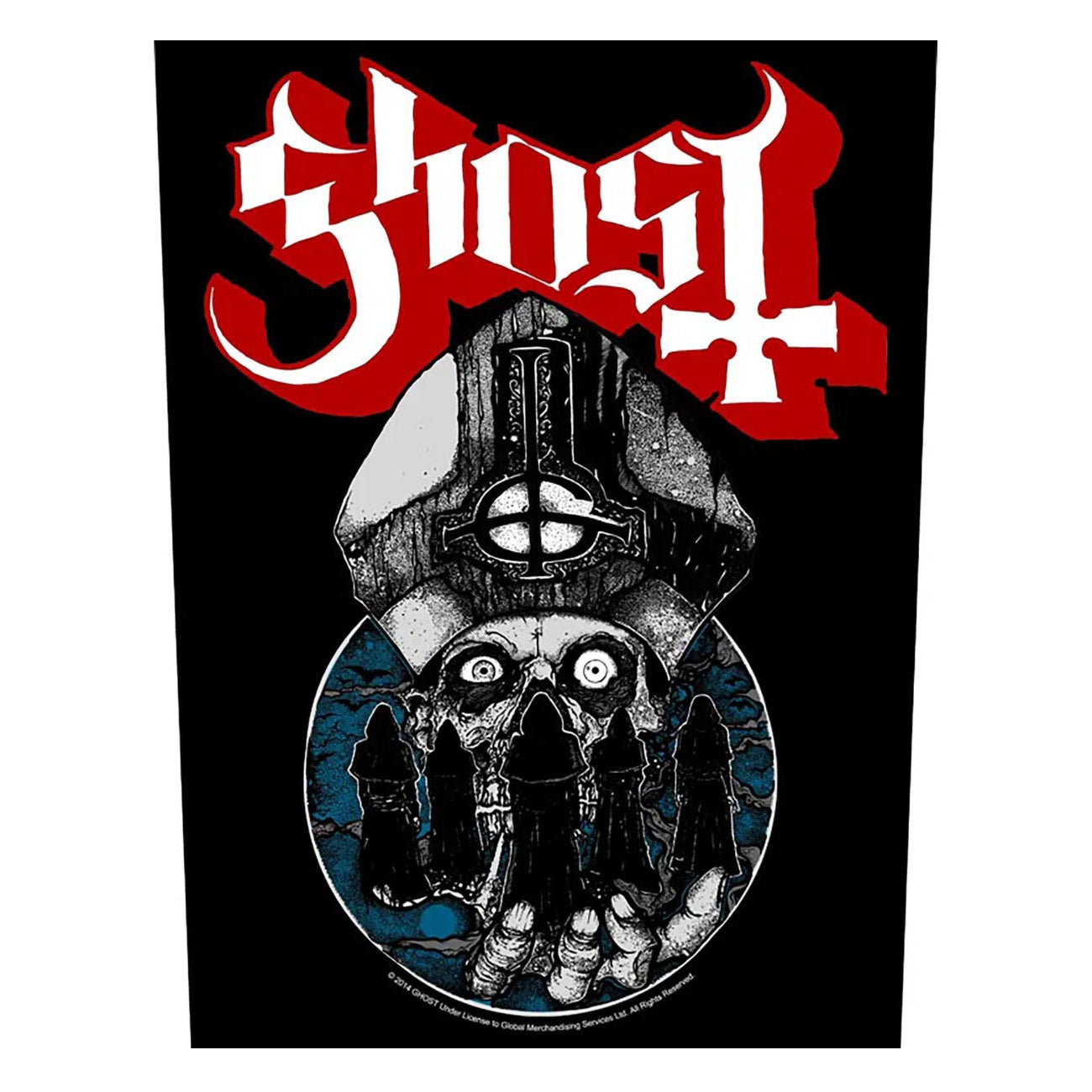 GHOST Papa Warriors Back Patch