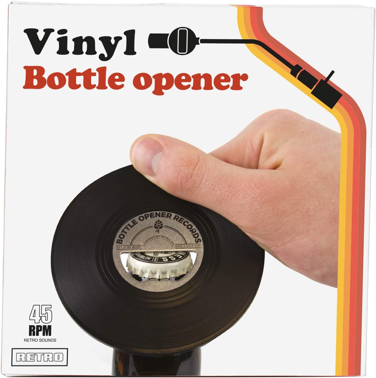 Vinyl Record Bottle Opener