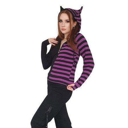 Shiori Striped Royal Kitty Hood