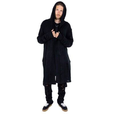 Axel's Distress Hooded Cardigan