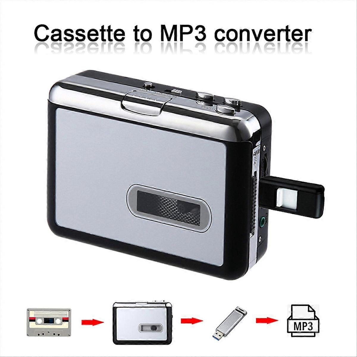 CASSETTE PLAYER: Portable Bluetooth 231 MP3 Converter