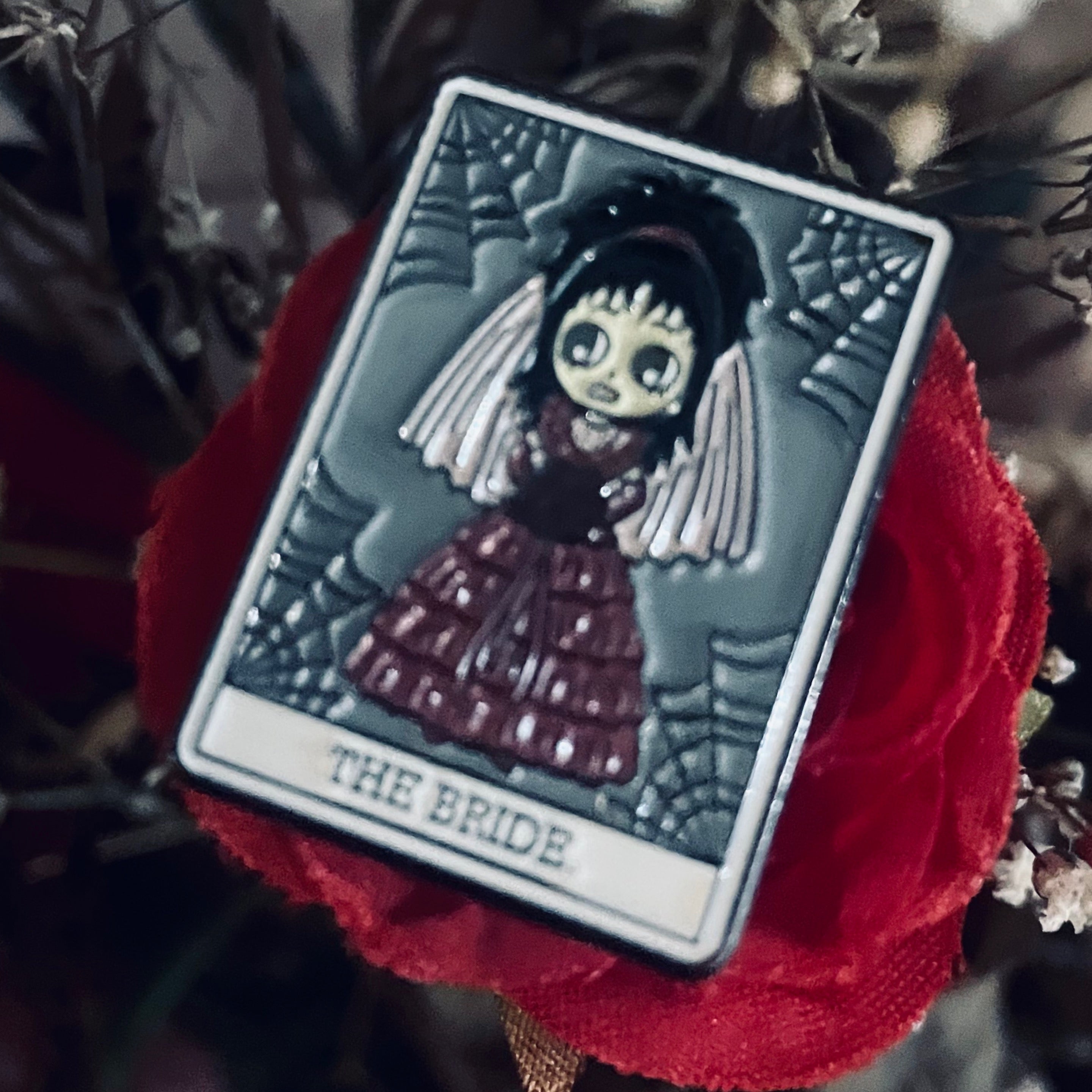 Lydia The Bride Beetlejuice Enamel Pin