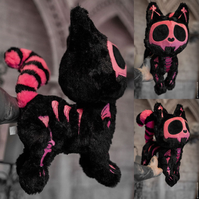 Skelekitty Bubblegum Bones Plush Toy