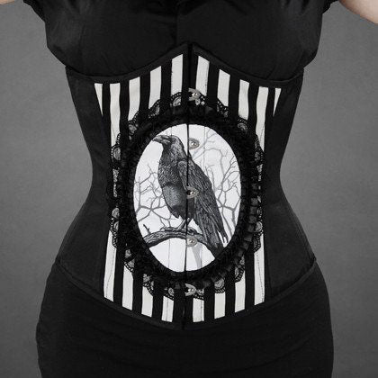 Fantasy Raven Underbust Corset