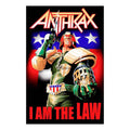 Anthrax I Am The Law Flag
