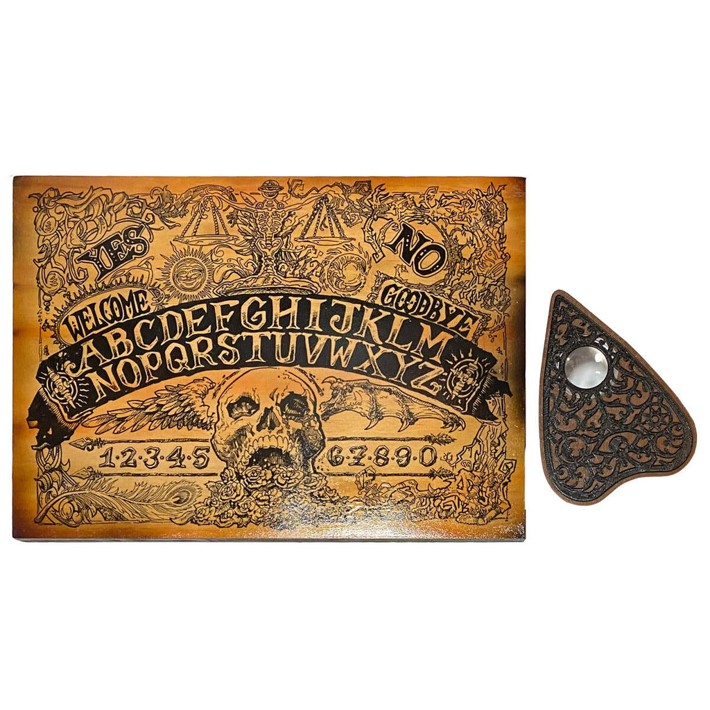 Spirit Board Necro Skull with Planchette