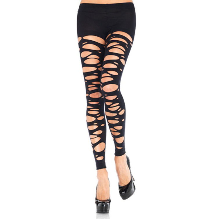 Tattered Saunter Footless Tights