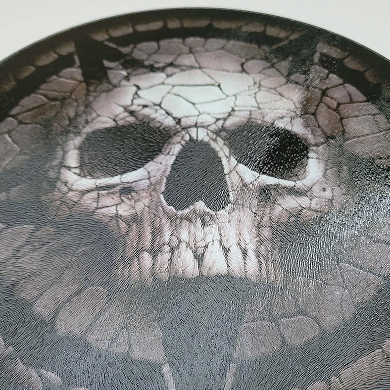 Cracking Up Glass Chopping Board