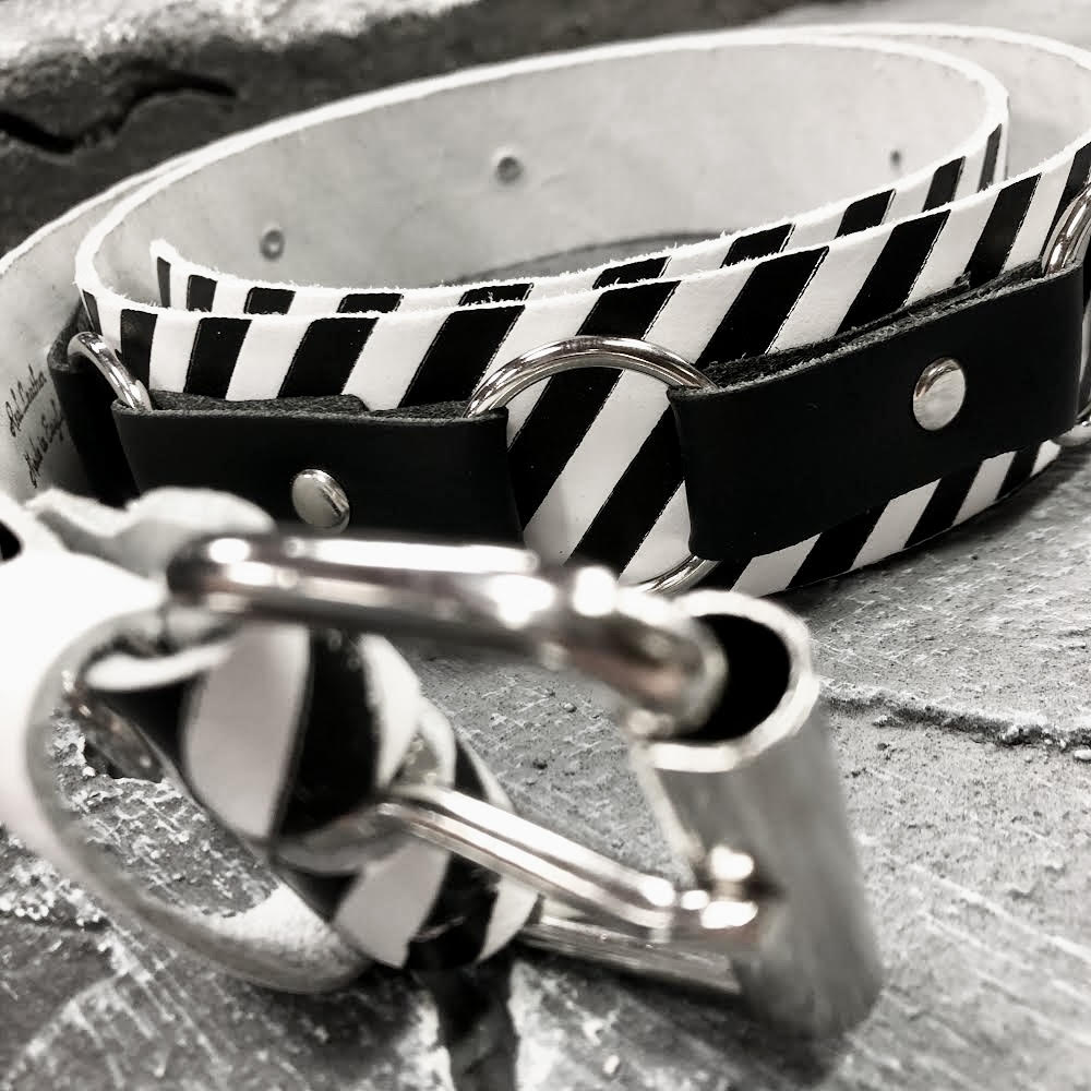Dangerous Crossing Leather Belt